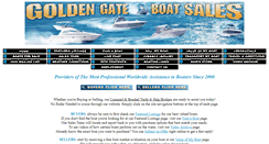 Desktop Screenshot of goldengateboatsales.com